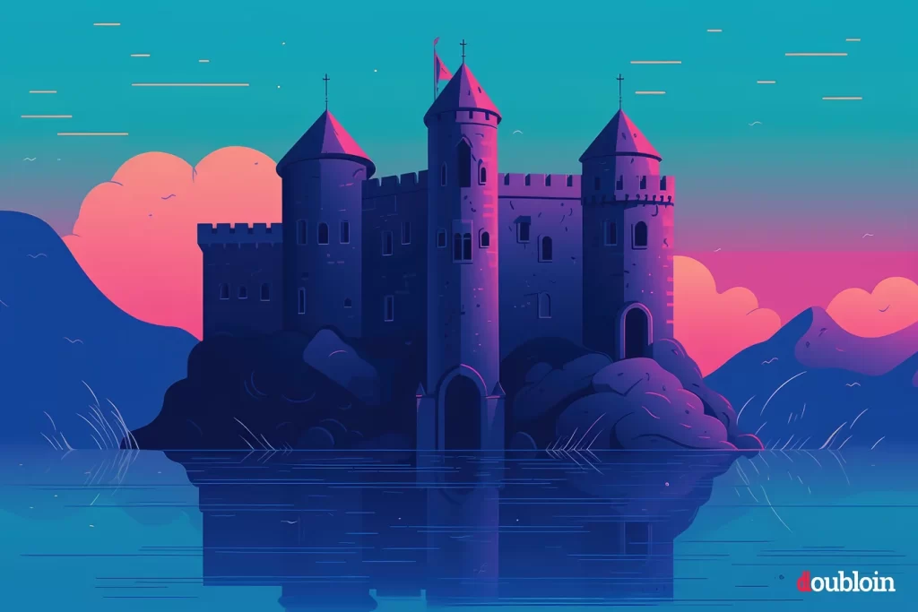 An Ultimate Guide to BNB, featuring an illustration of a castle in the water.