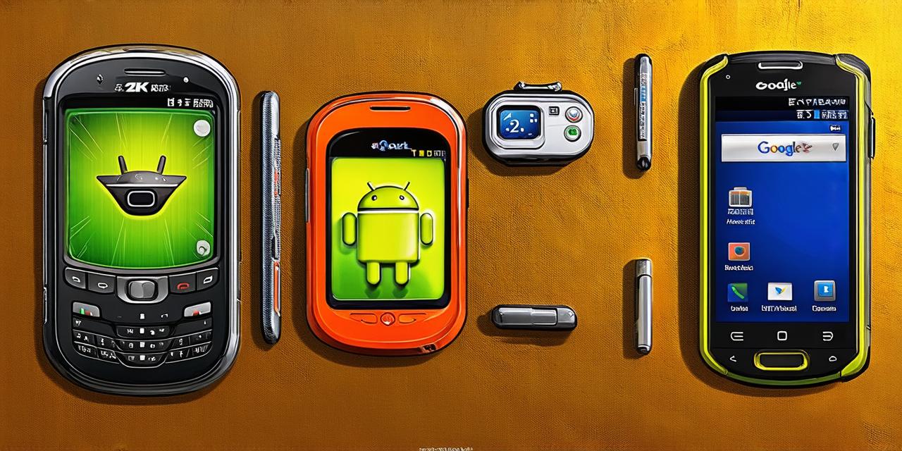 Origin of Android phones